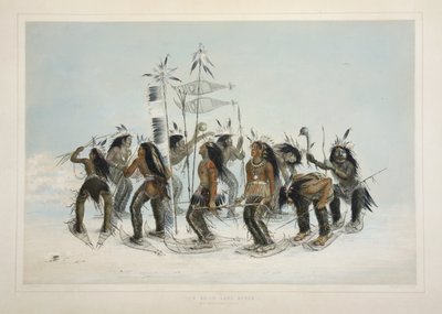 The Snow Shoe Dance, from Catlin